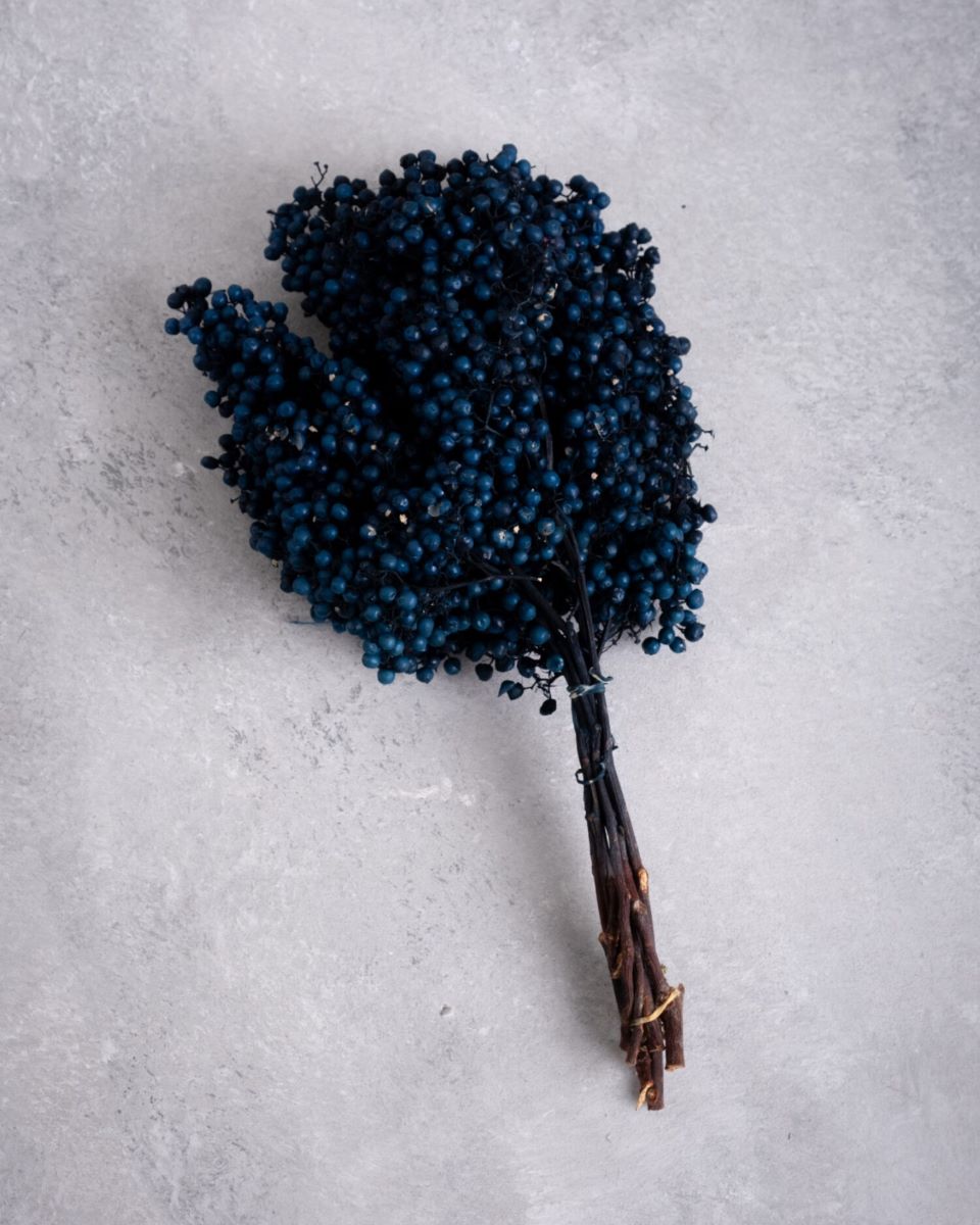 Sušené větvičky pepřovníku tasmánského - Pepperberry - Modrá