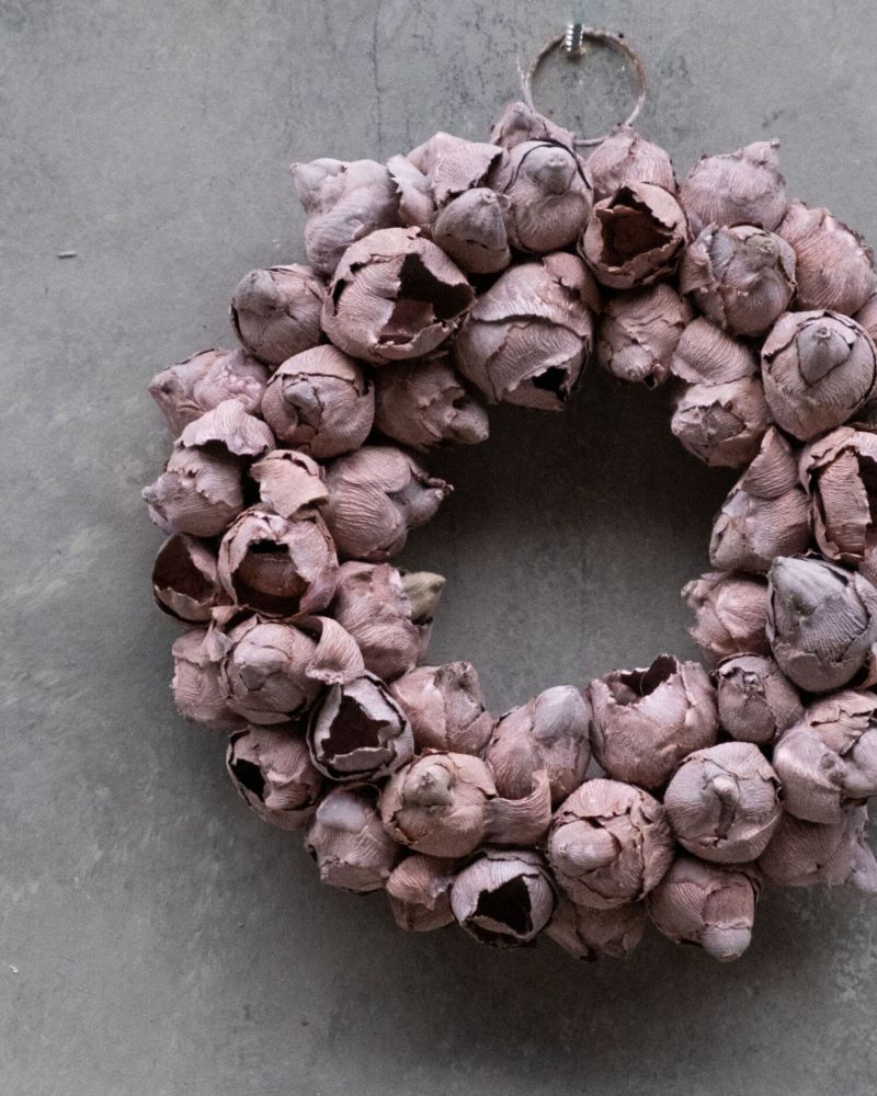 Věnec ze sušeného kokosu - Rose - Ø 20 cm