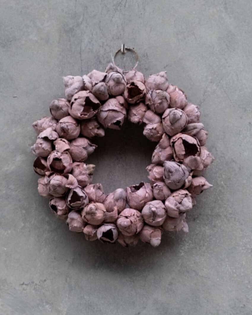 Věnec ze sušeného kokosu - Rose - Ø 20 cm